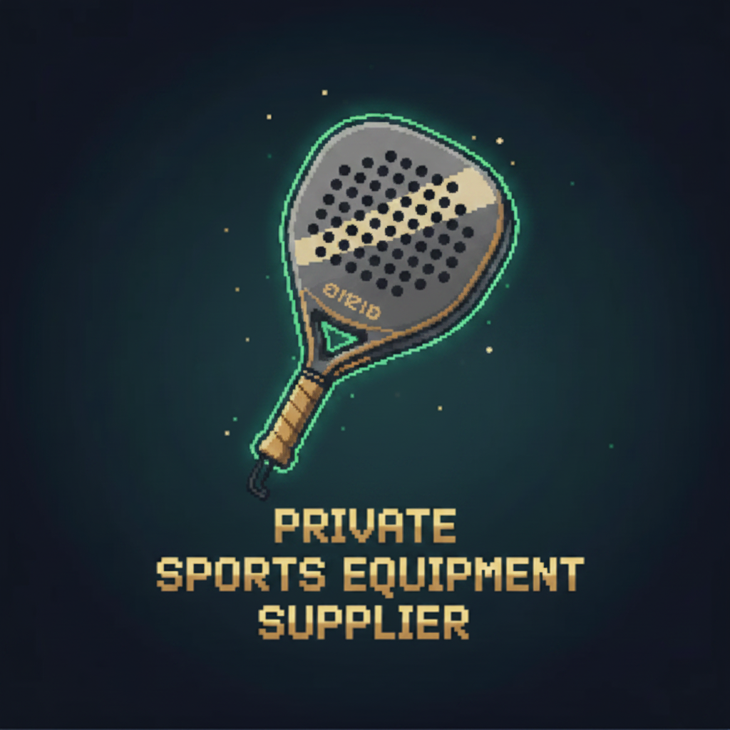 Private Sports Equipment Supplier - Pixel Art Padel Racket