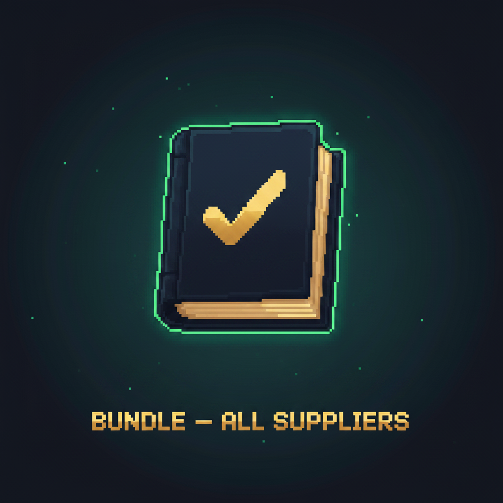 Bundle All Suppliers pixel art